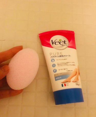 バスタイム除毛クリーム 敏感肌用/Veet/除毛クリームを使ったクチコミ（3枚目）