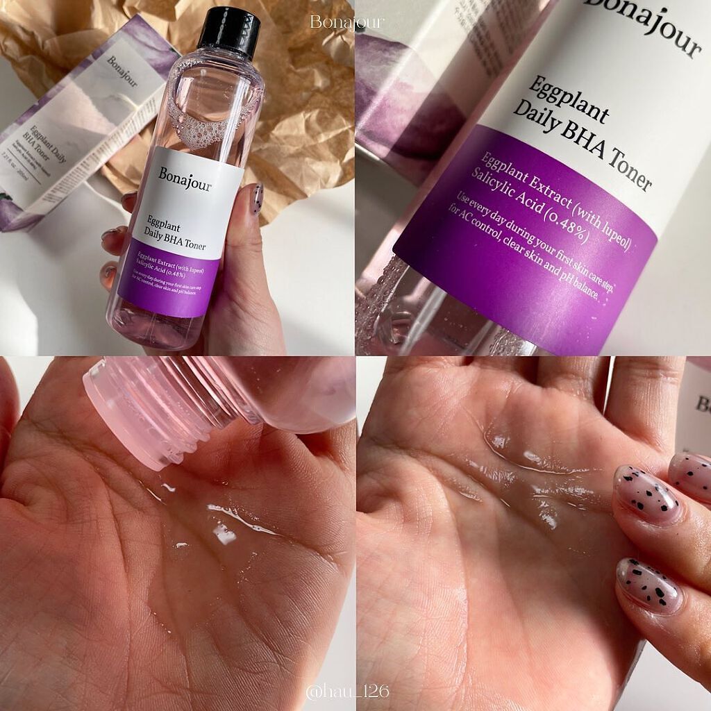ナスBHAトナー/Bonajour/化粧水を使ったクチコミ(3枚目)
