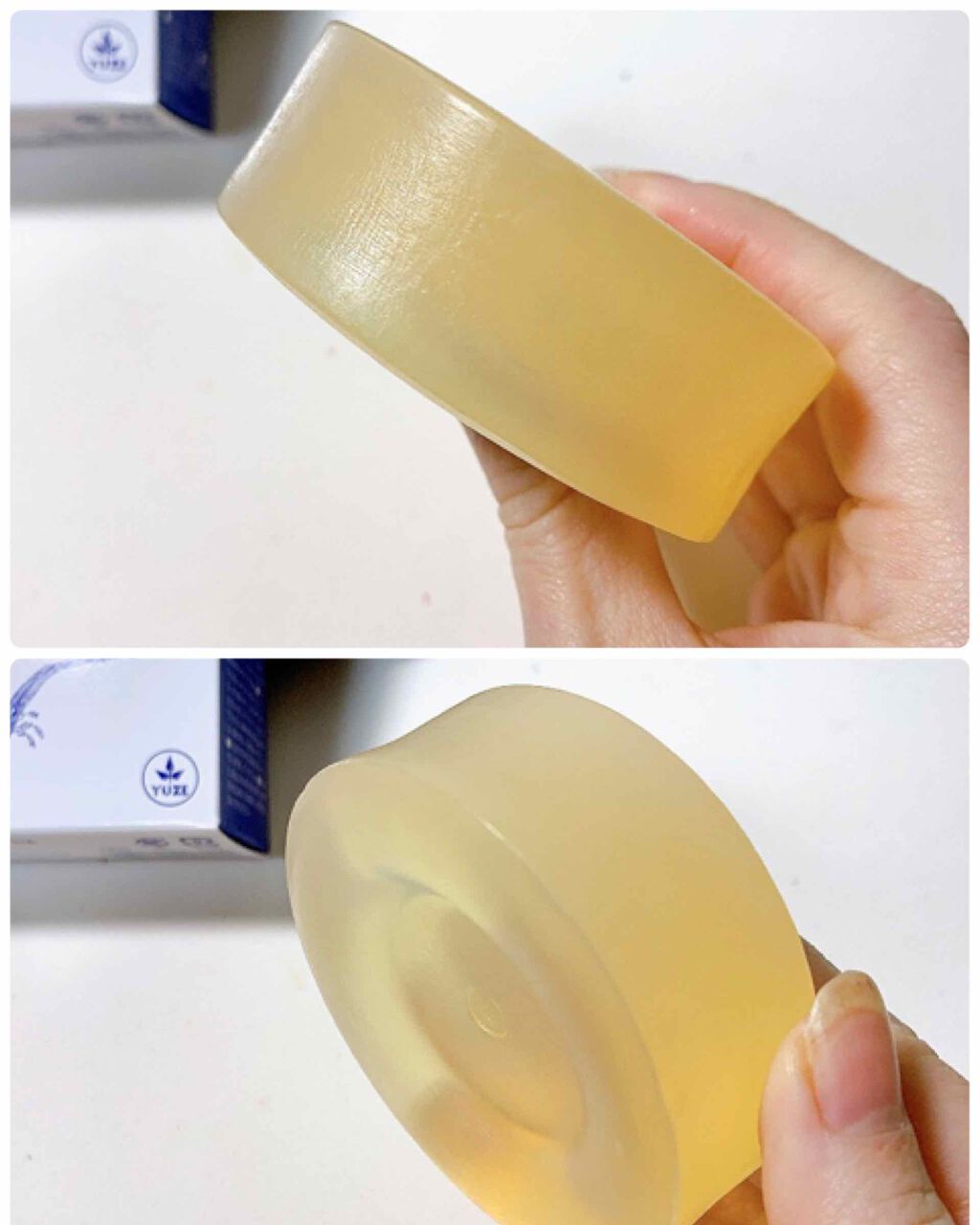 ハトムギ薬用透明石けん/ユゼ化粧品/洗顔石鹸を使ったクチコミ(3枚目)