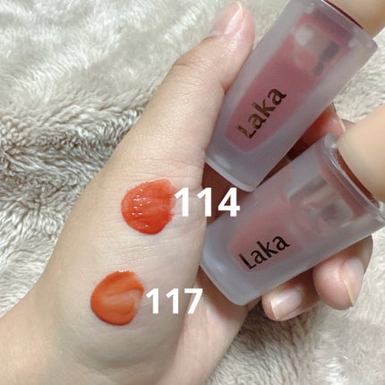 フルーティーグラムティント/Laka/リップティントを使ったクチコミ(4枚目)