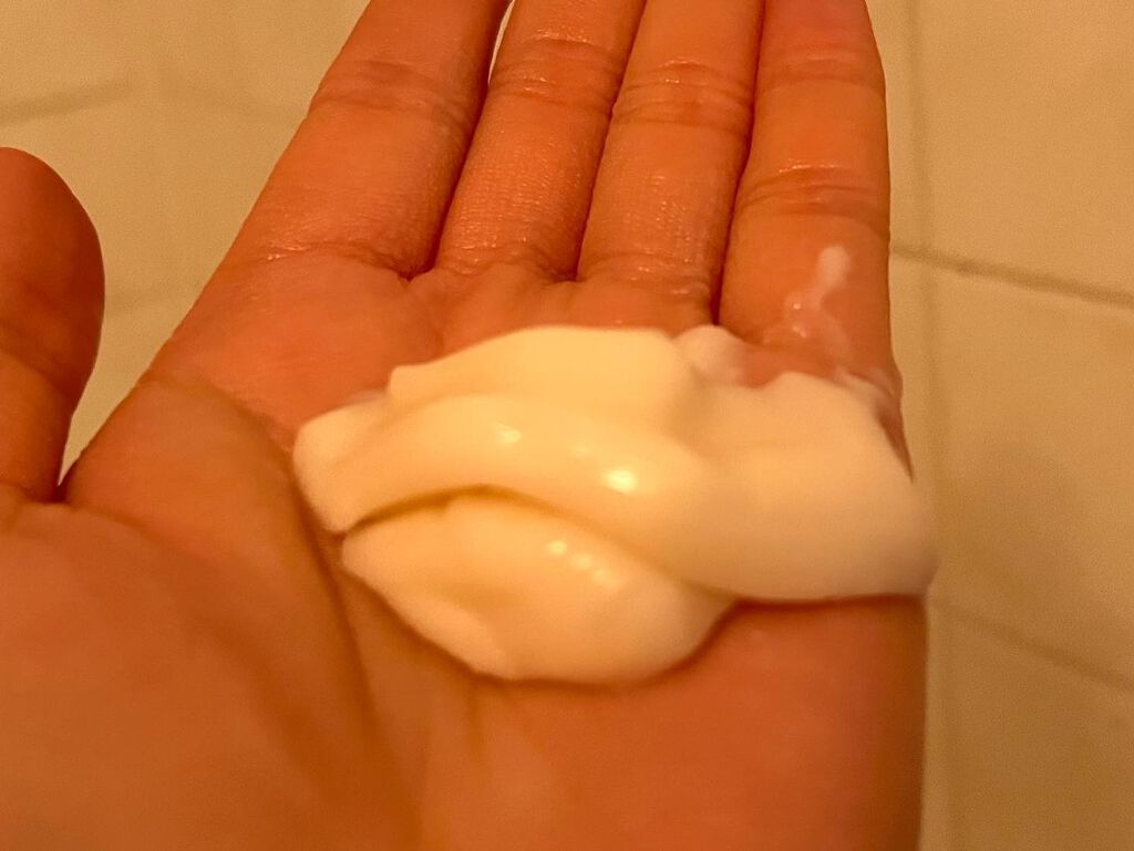 Creamy EXダメージリペアシャンプー1.0/ヘアトリートメント2.0 ヘアトリートメント本体450g/&honey/市販シャンプーを使ったクチコミ（3枚目）