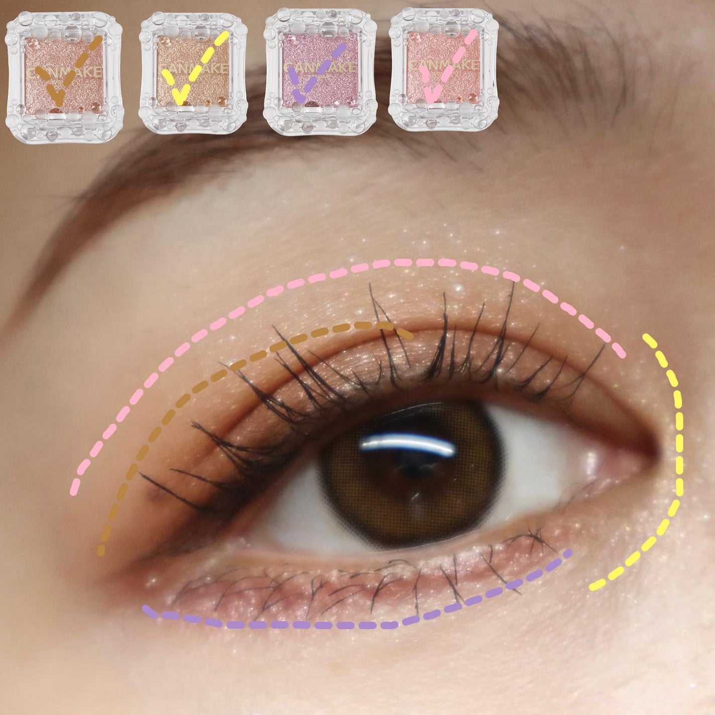 シティライトアイズ/キャンメイク/アイシャドウを使ったクチコミ(5枚目)