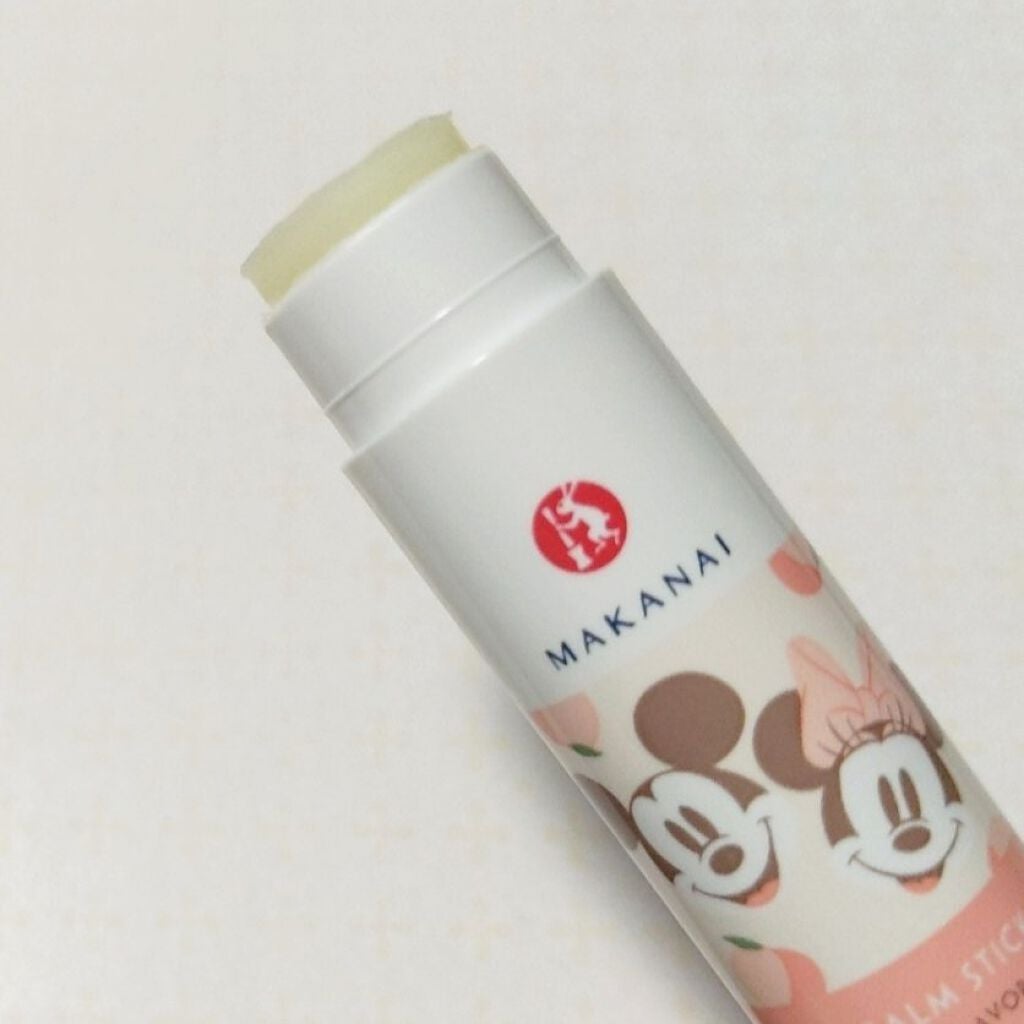 なめらかリップクリーム ミッキー&ミニーデザインの桃の香り/まかないこすめ/リップケアを使ったクチコミ(3枚目)