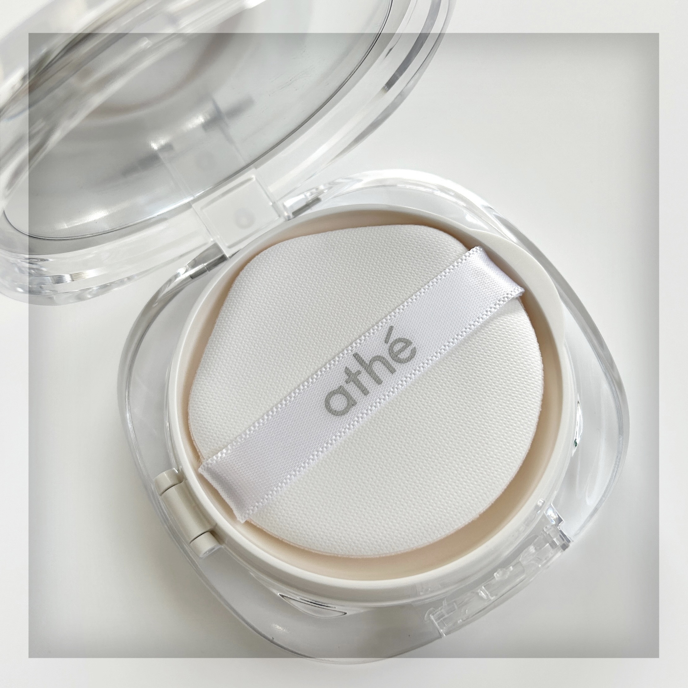 グレーズ ウォータリング クッション/athé/クッションファンデーションを使ったクチコミ（3枚目）