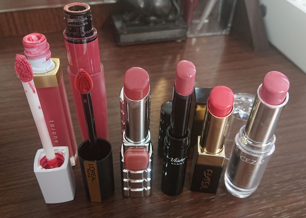 ラスティンググロスリップ/CEZANNE/口紅を使ったクチコミ(2枚目)