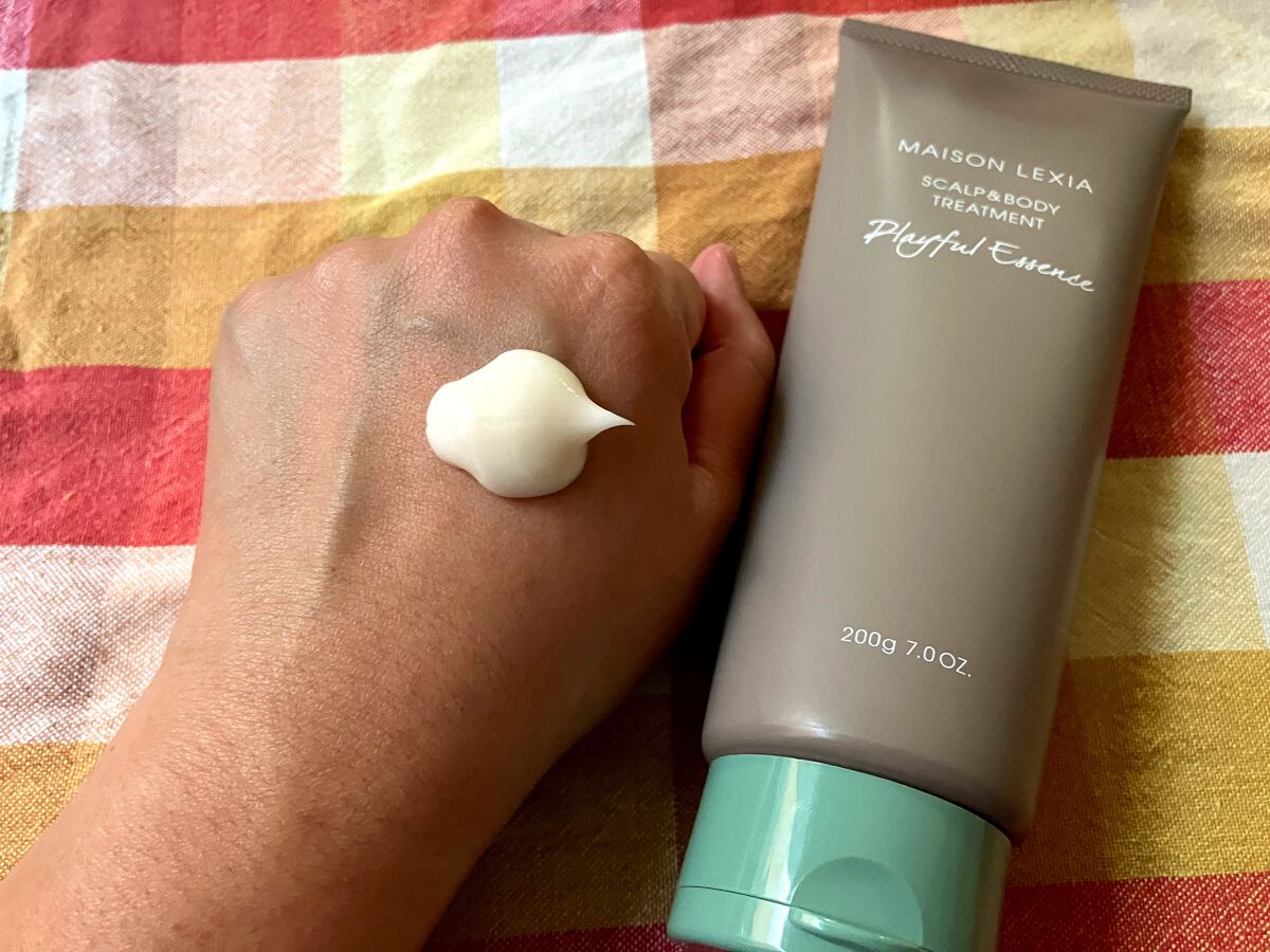 スカルプ＆ボディトリートメント プレイフルエッセンス/MAISON LEXIA/頭皮トリートメントを使ったクチコミ（3枚目）
