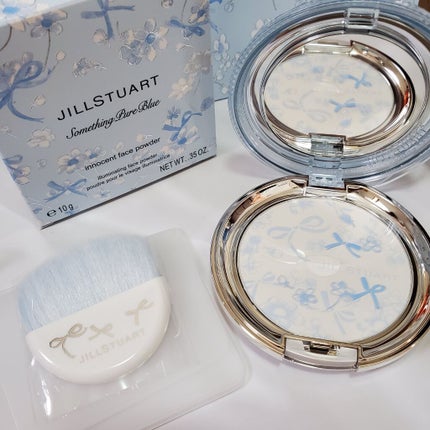 サムシングピュアブルー イノセントフェイスパウダー/JILL STUART/プレストパウダーを使ったクチコミ(1枚目)