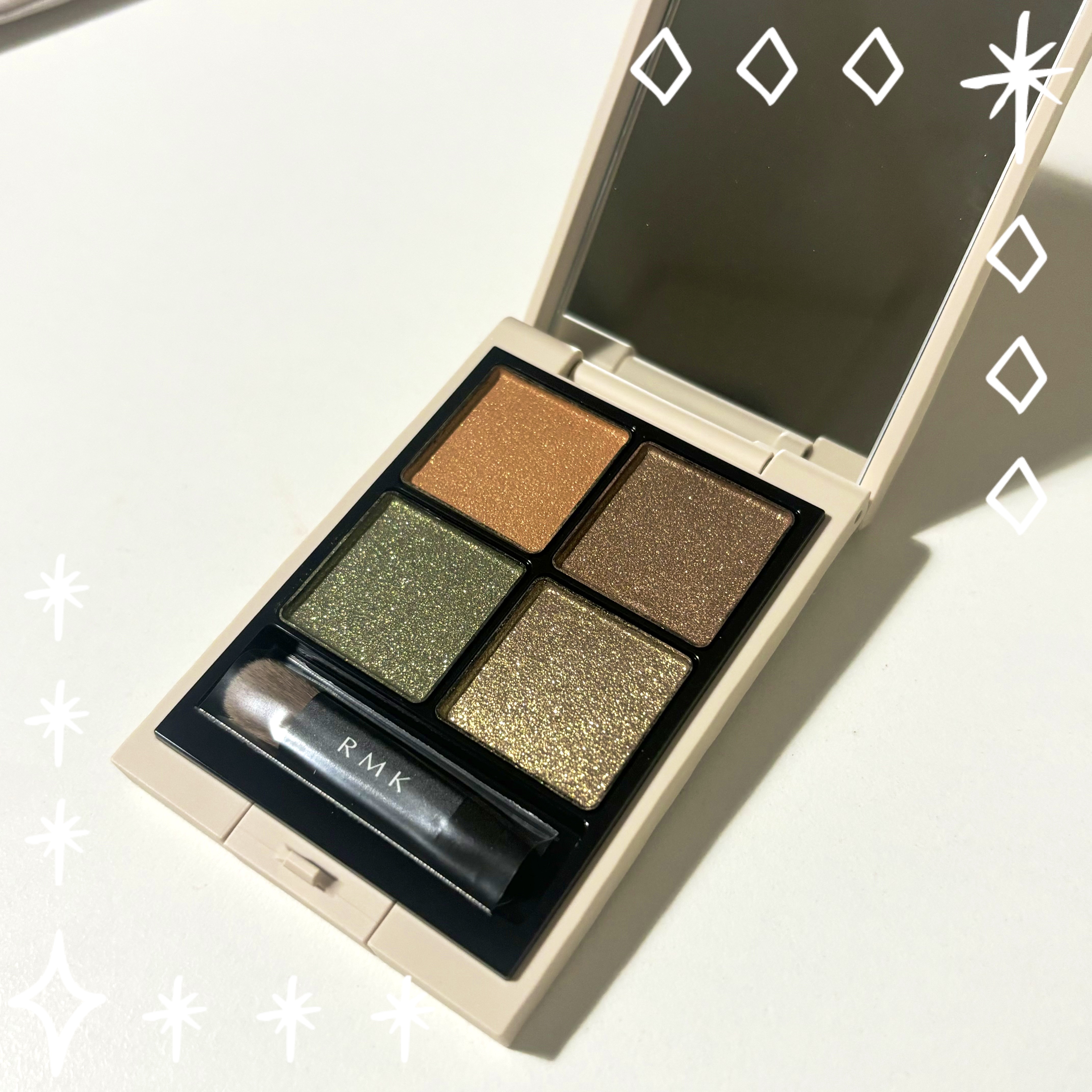 RMK シンクロマティック アイシャドウパレット/RMK/アイシャドウパレットを使ったクチコミ（1枚目）