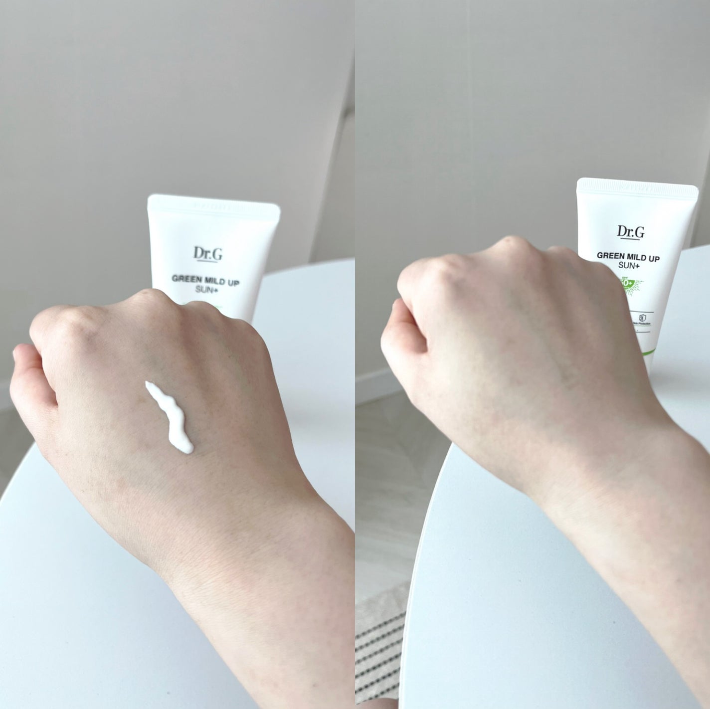 ブライトニングアップサンプラス/Dr.G/日焼け止めクリームを使ったクチコミ(3枚目)