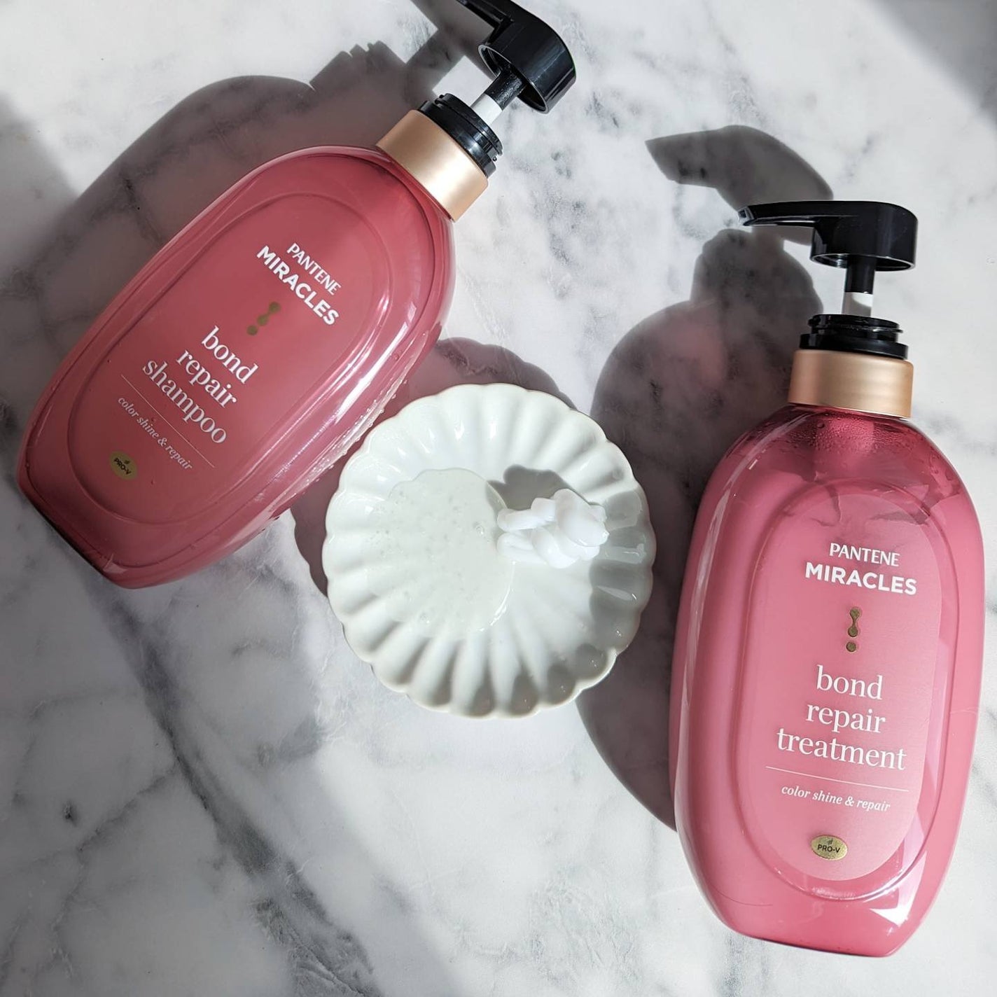 ボンド リペア (カラーシャイン & リペア) シャンプー & トリートメント/パンテーン/市販シャンプーを使ったクチコミ(3枚目)