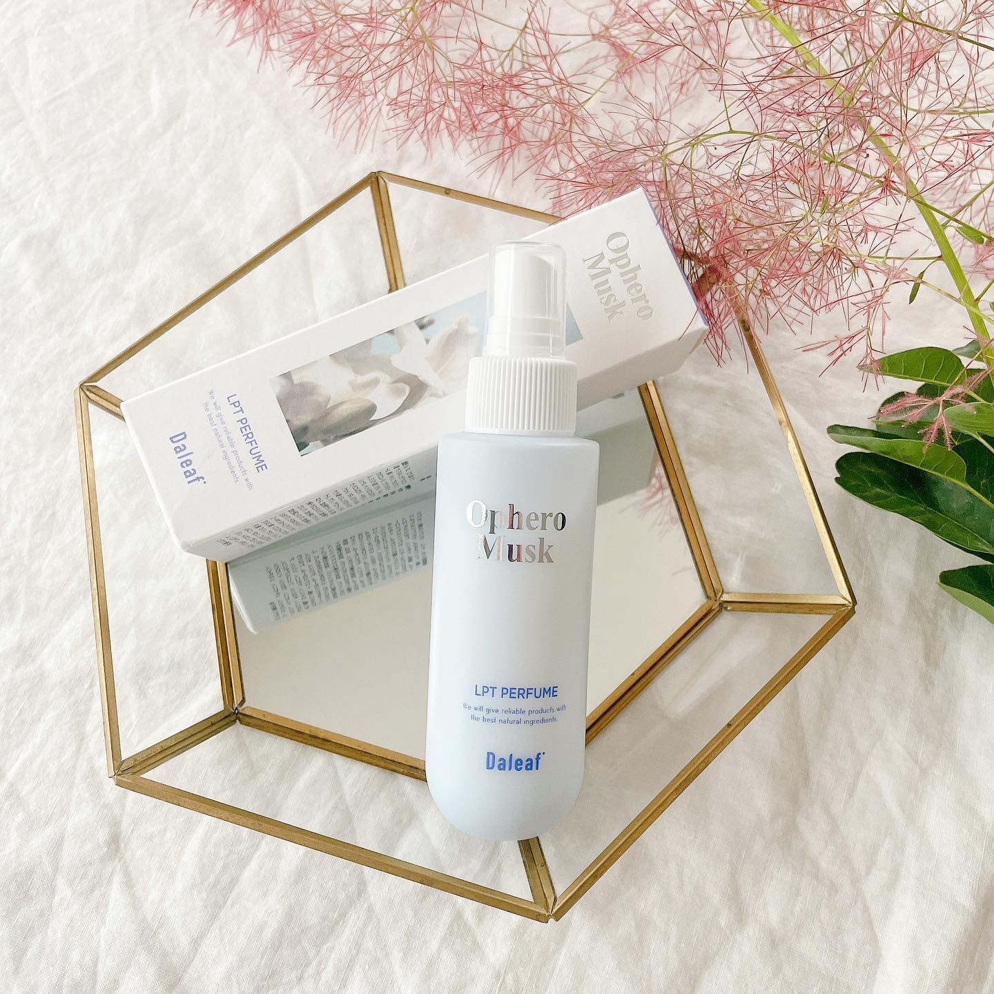 パフュームヘアパックインミスト Pink Breeze/Daleaf/アウトバストリートメントを使ったクチコミ（1枚目）