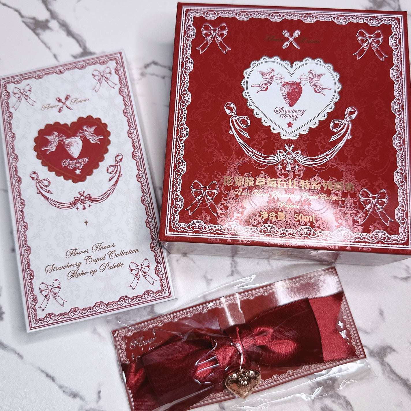 ストロベリーキューピッドコレクション メイクアップパレット/FlowerKnows/アイシャドウパレットを使ったクチコミ(2枚目)