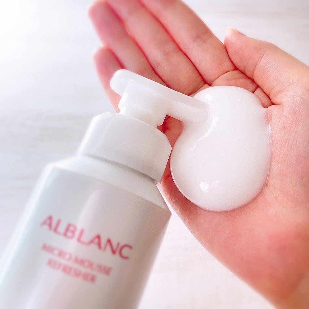 マイクロムース リフレッシャー/ALBLANC/泡洗顔を使ったクチコミ（2枚目）