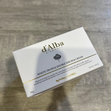 ホワイトトリュフダブルセラムアンドクリーム/ダルバ/フェイスクリームを使ったクチコミ(2枚目)