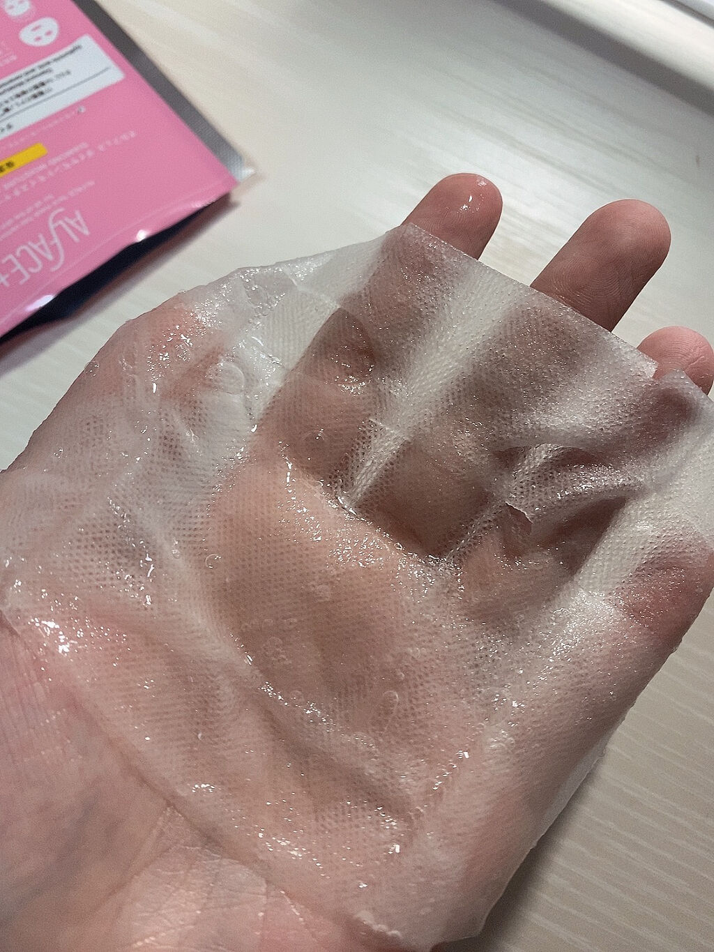 ダイヤモンドモイスチャー アクアモイスチャー シートマスク 1枚/ALFACE+/シートマスク・パックを使ったクチコミ（3枚目）