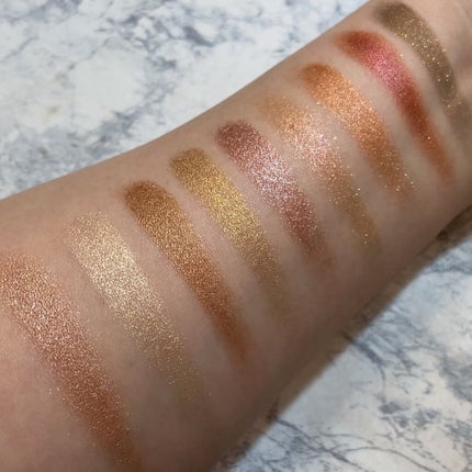 Huda Beauty Rose Gold Palette/Huda Beauty/アイシャドウパレットを使ったクチコミ(3枚目)