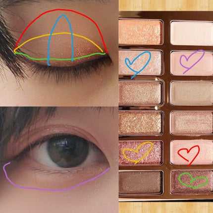 バレンタインボックス/VAVI MELLO/アイシャドウパレットを使ったクチコミ(2枚目)