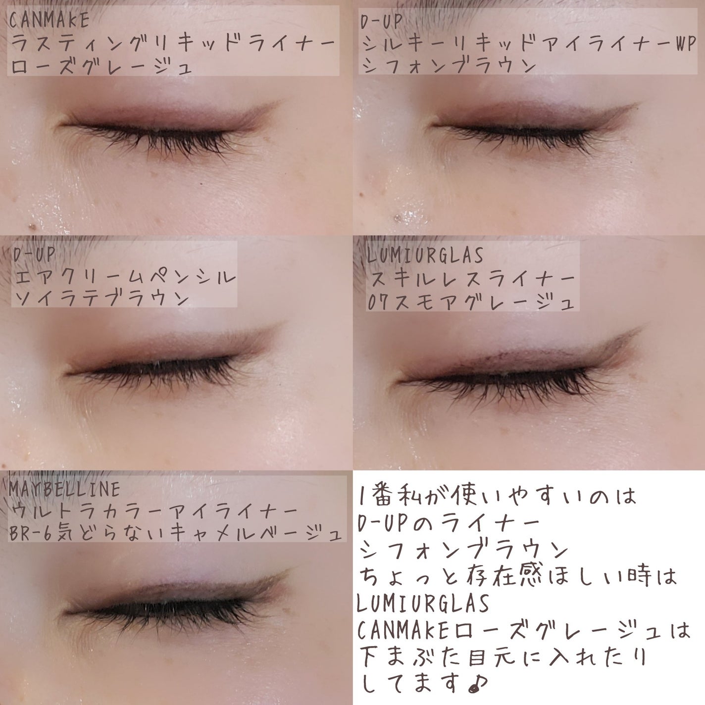 ラスティングリキッドライナー/キャンメイク/リキッドアイライナーを使ったクチコミ(8枚目)
