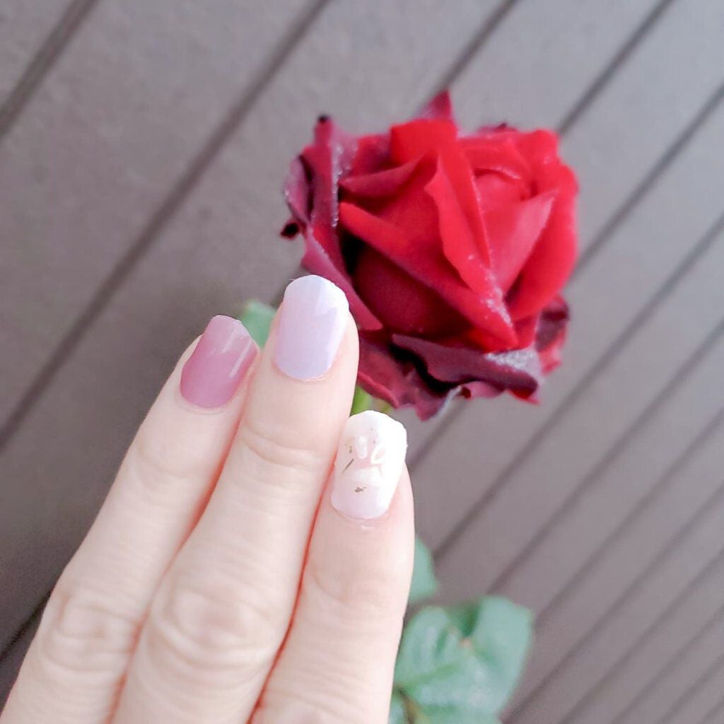 クイックジェルネイルシール/lacoraran/ネイルシールを使ったクチコミ(2枚目)