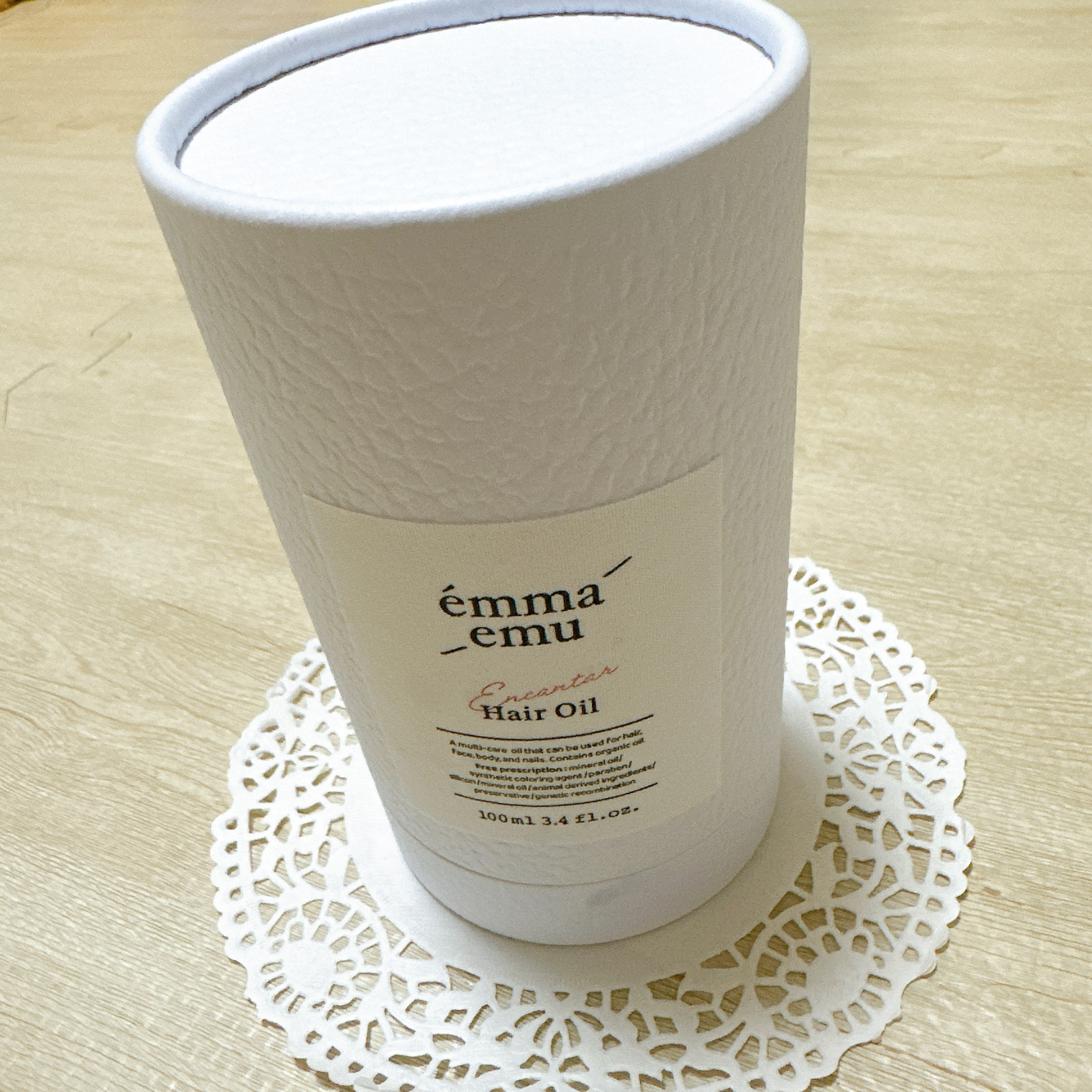 エンカンタールヘアオイル ピオニー＆ムスク/emma emu/ヘアオイルを使ったクチコミ（2枚目）