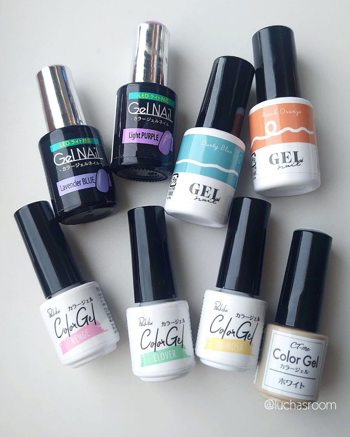 BRG ジェルネイル 42 ピーチオレンジ/DAISO/ジェルネイルを使ったクチコミ（3枚目）