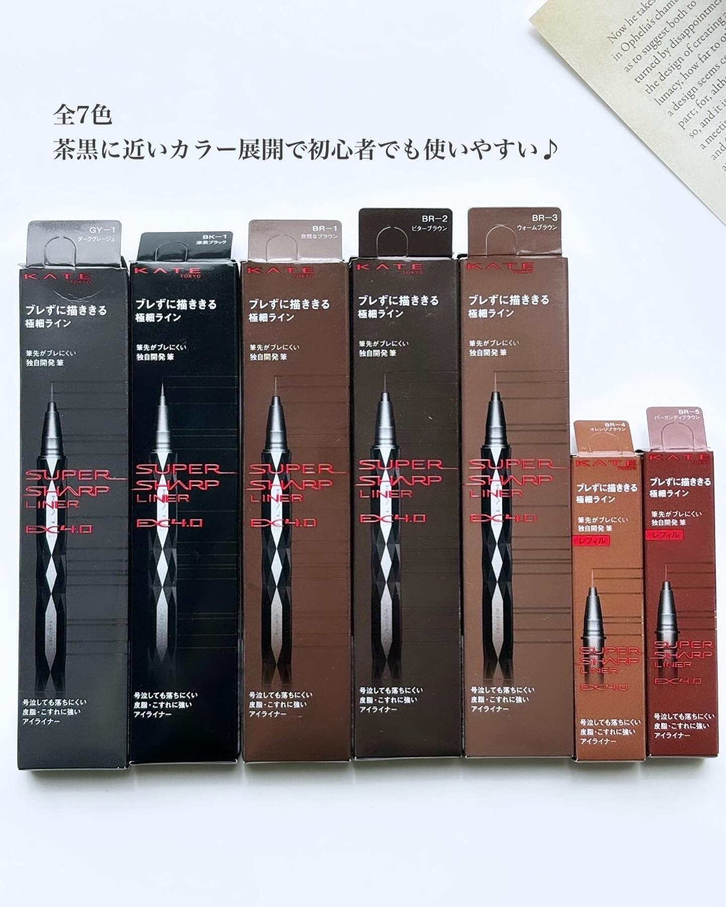 スーパーシャープライナーEX4.0/KATE/リキッドアイライナーを使ったクチコミ（2枚目）