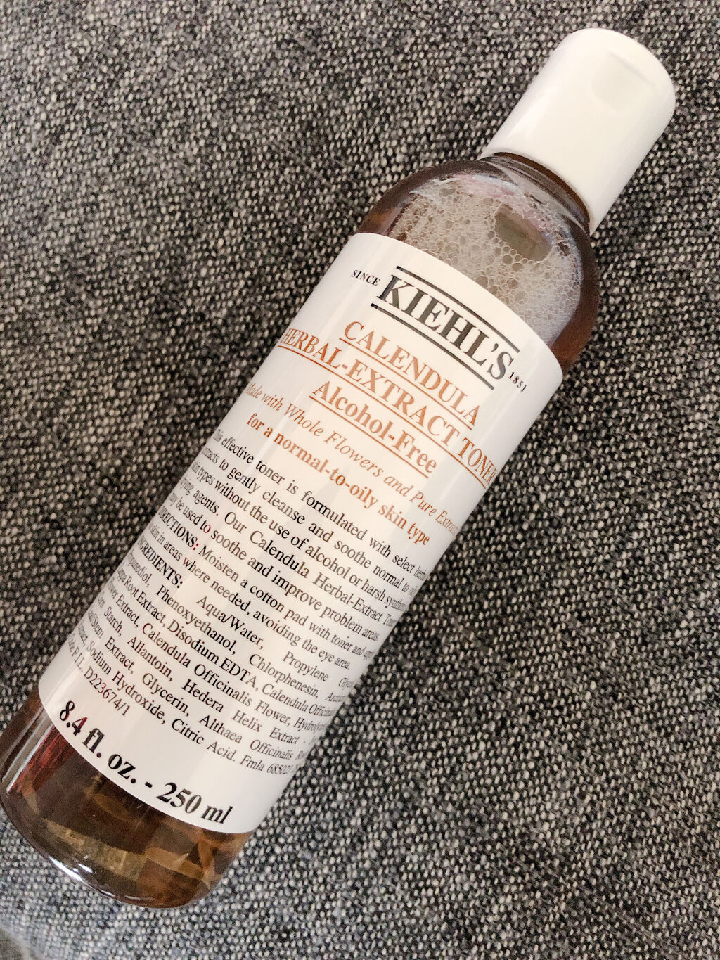 キールズ ハーバル トナー CL アルコールフリー/Kiehl's/化粧水を使ったクチコミ（1枚目）