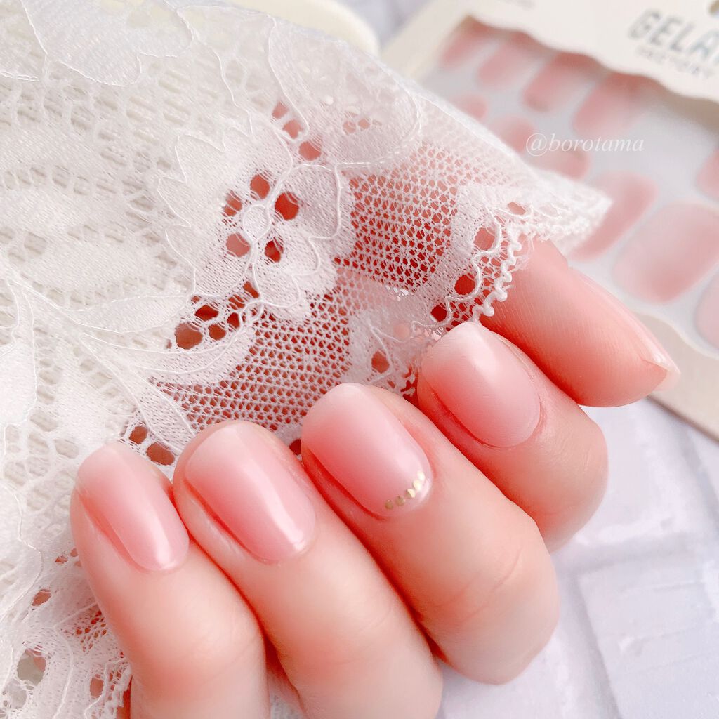 ネイルフィット ジェルネイルシール/GELATO FACTORY/ネイルシールを使ったクチコミ(6枚目)