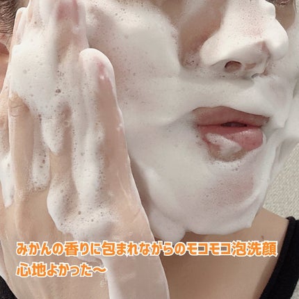 毛穴撫子 愛媛みかんの重曹泡洗顔/毛穴撫子/洗顔フォームを使ったクチコミ(6枚目)