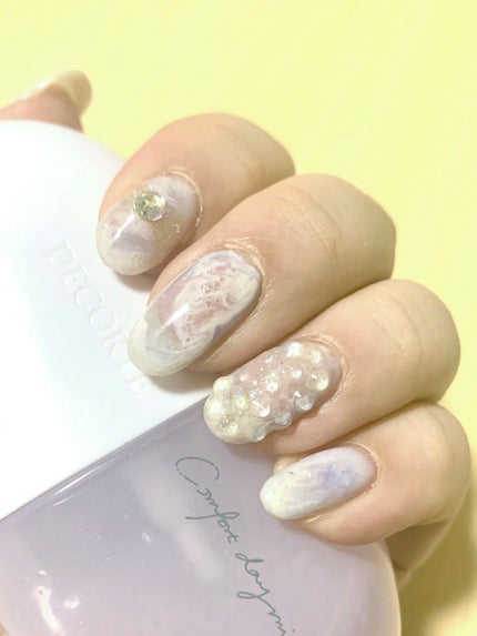 アイシングジェルネイル/セリア/ジェルネイルを使ったクチコミ(2枚目)