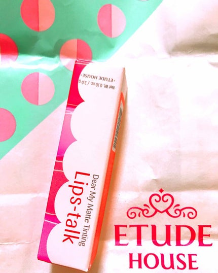ディアマイマットティントリップトーク/ETUDE/口紅を使ったクチコミ(1枚目)