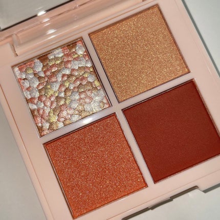 レブロン ダズル アイシャドウ クアッド 002 サンセット ブリック/REVLON/アイシャドウパレットを使ったクチコミ(3枚目)