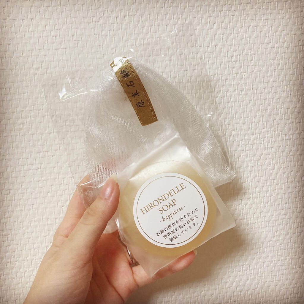 SOAP Happines/HIRONDELLE/洗顔石鹸を使ったクチコミ(4枚目)