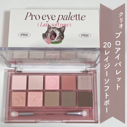 プロ アイ パレット 20 LAZY SOFT PAW/CLIO/アイシャドウパレットを使ったクチコミ(2枚目)