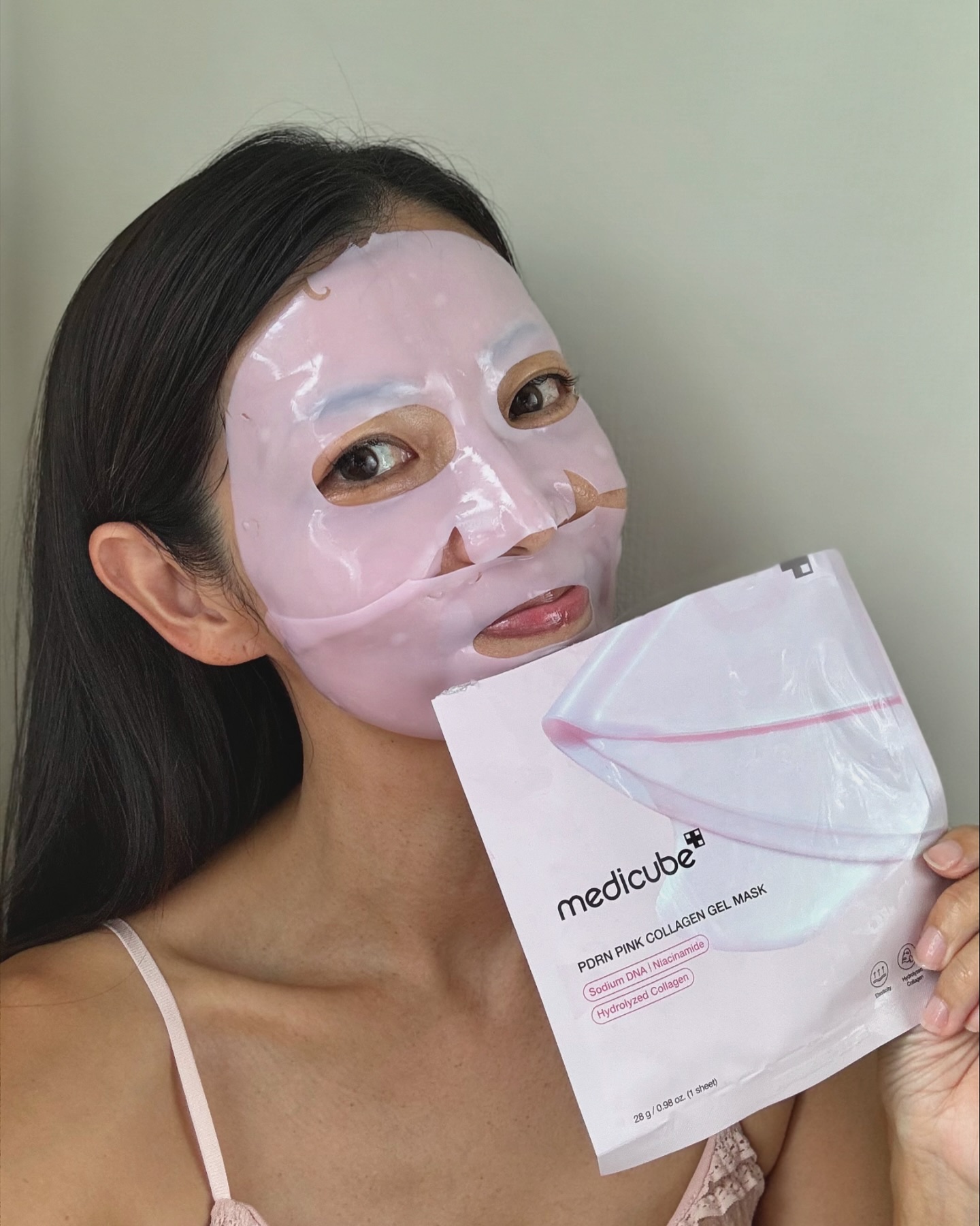 PDRNピンクコラーゲンゲルマスク/MEDICUBE/シートマスク・パックを使ったクチコミ（3枚目）