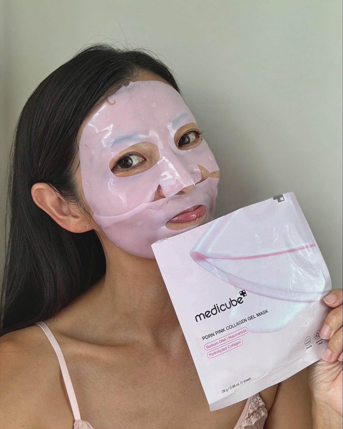 PDRNピンクコラーゲンゲルマスク/MEDICUBE/シートマスク・パックを使ったクチコミ(3枚目)
