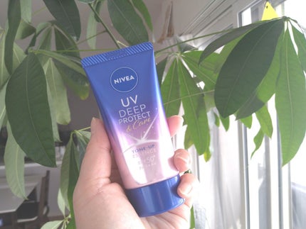 ニベアUV ディープ プロテクト&ケア トーンアップ エッセンス/ニベア/日焼け止めローションを使ったクチコミ(6枚目)