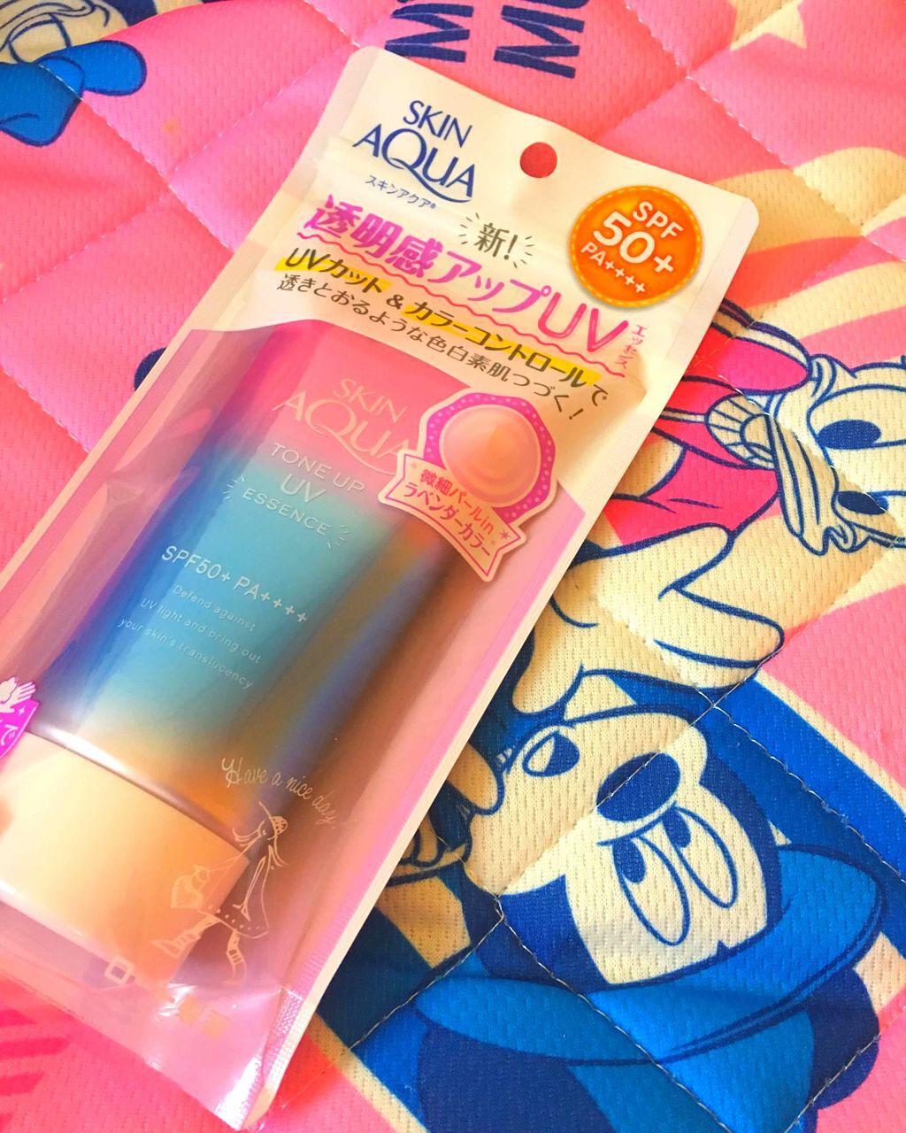 スキンアクア トーンアップUVエッセンス/スキンアクア/日焼け止めクリームを使ったクチコミ（1枚目）