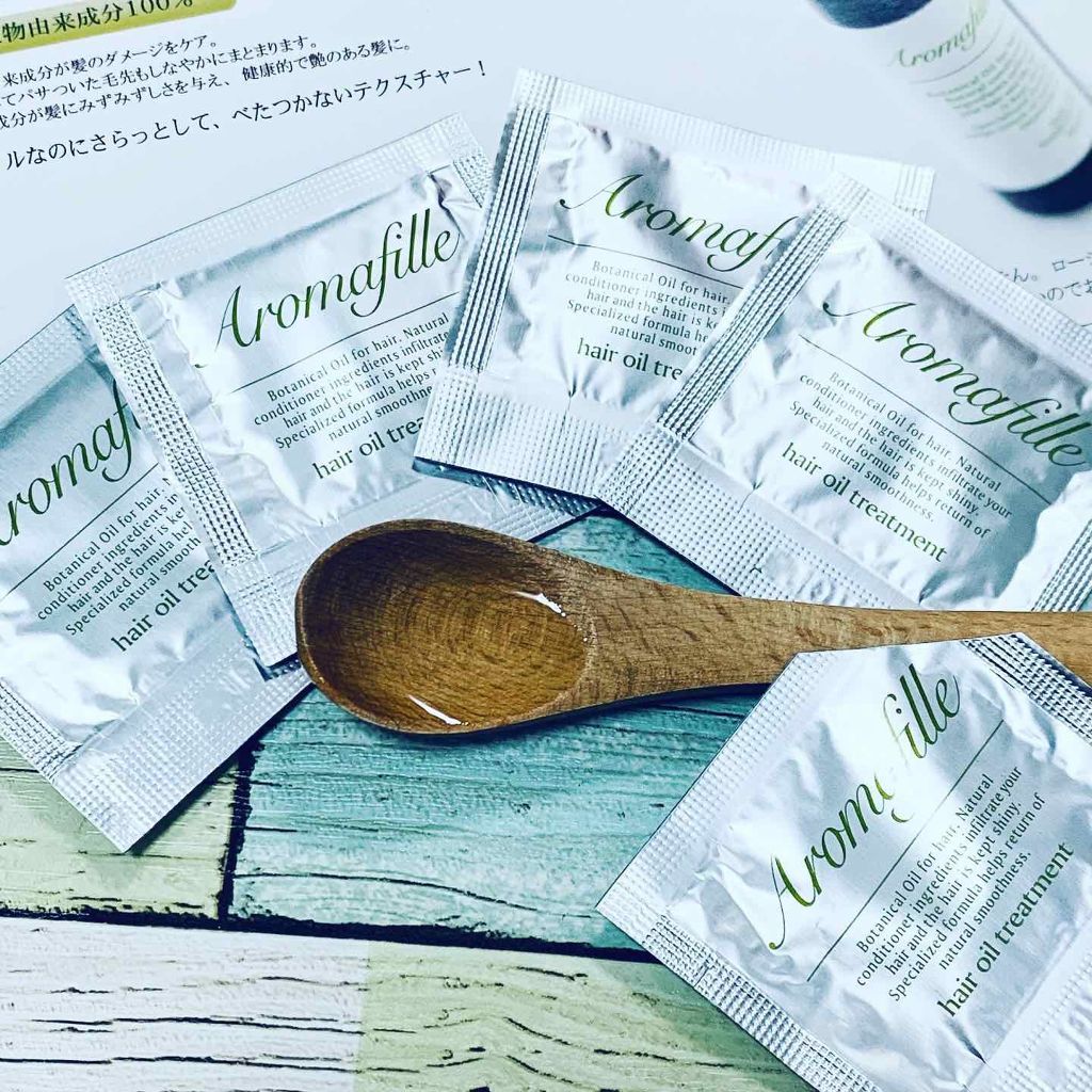 アロマフィーユ ヘアオイルトリートメント/Pafetto(パフェット)/ヘアオイルを使ったクチコミ（2枚目）