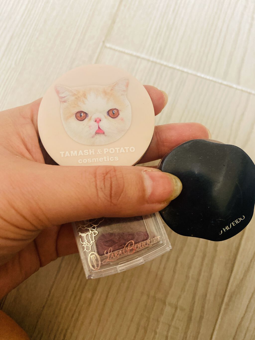 シマリング クリーム アイカラー YE216/SHISEIDO/ジェル・クリームアイシャドウを使ったクチコミ（1枚目）