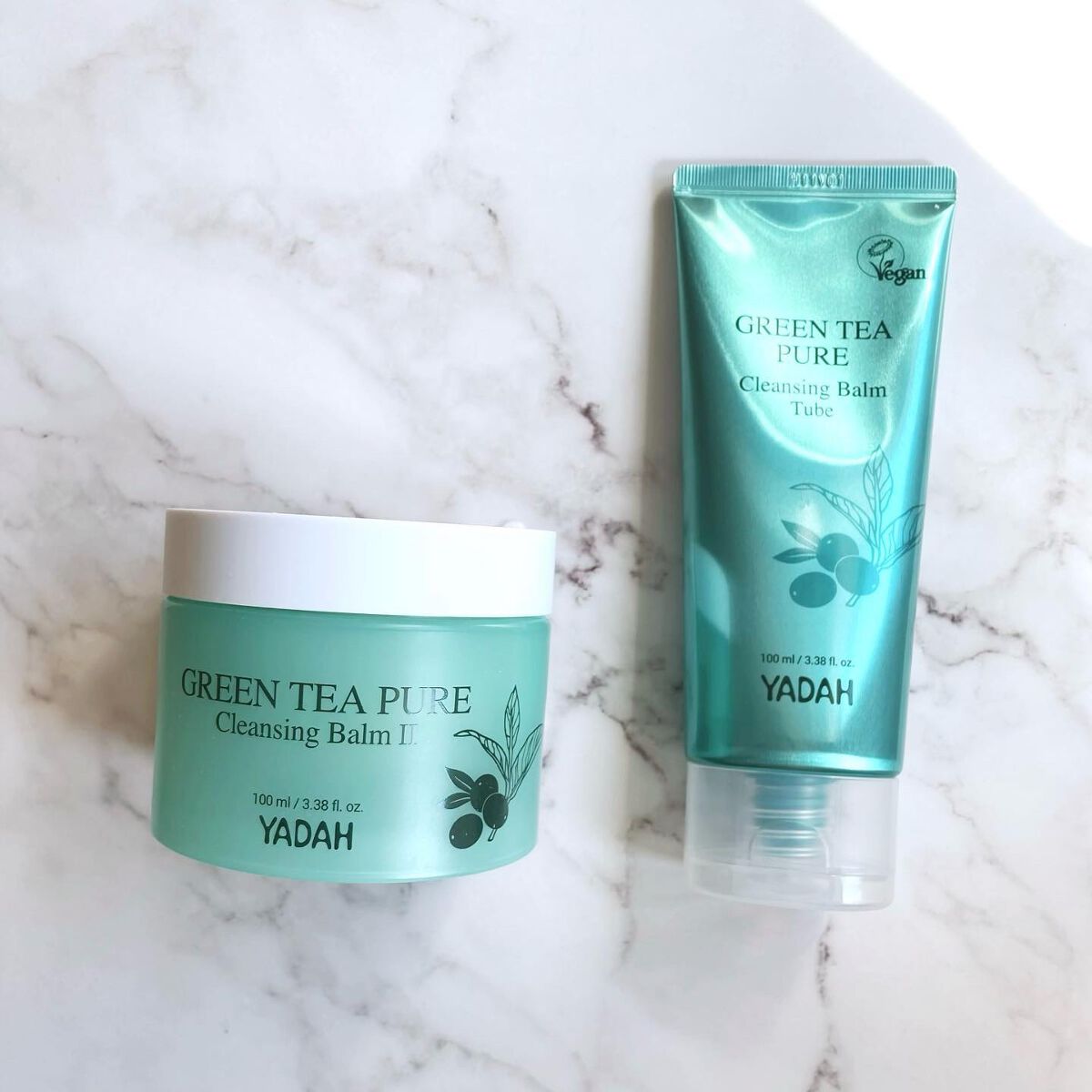 グリーンティーピュアクレンジングバームチューブ/YADAH/クレンジングバームを使ったクチコミ（1枚目）