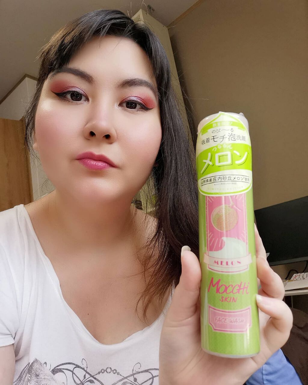 モッチスキン吸着泡洗顔FM(メロン)/MoccHi SKIN/泡洗顔を使ったクチコミ（1枚目）