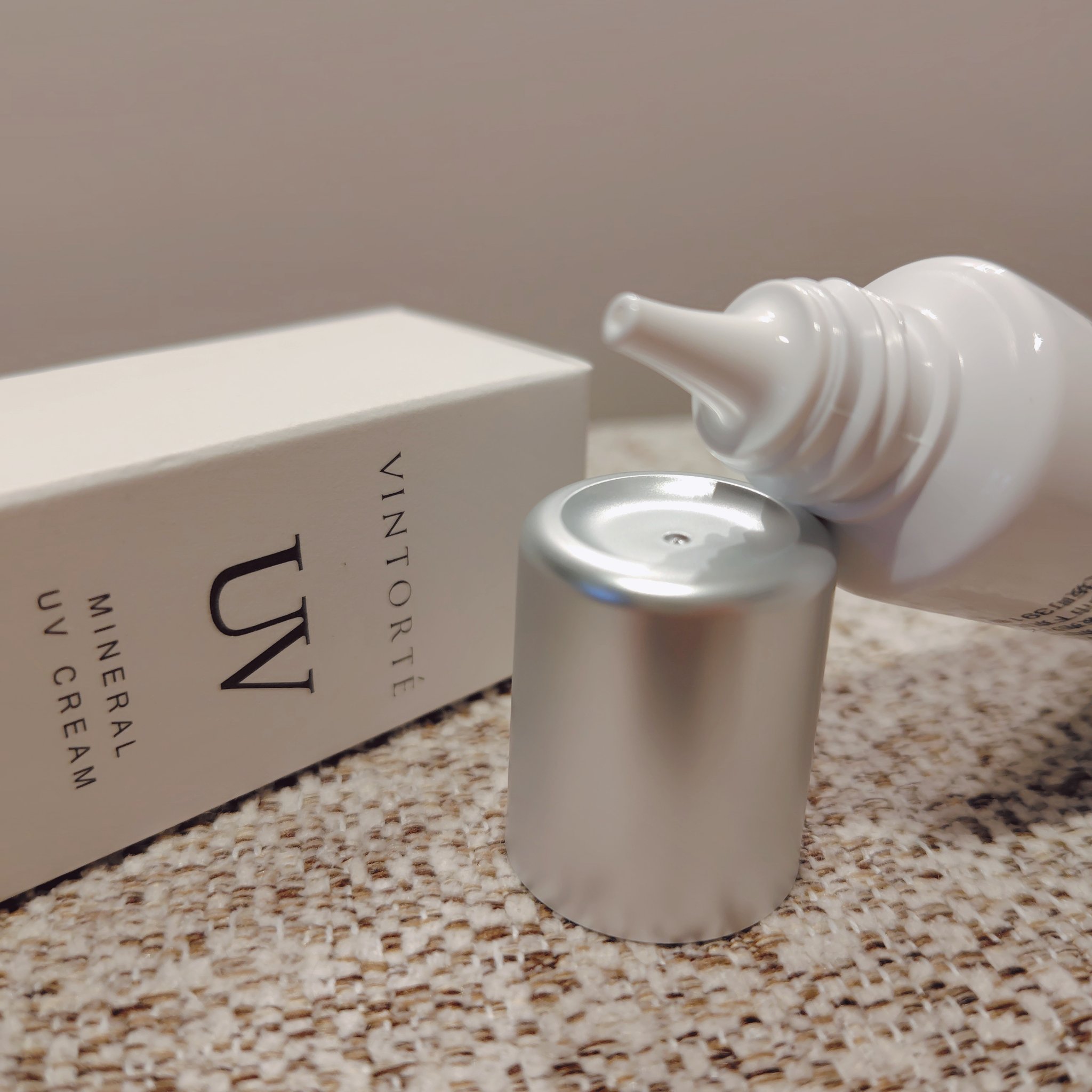 ミネラルUVクリーム/ヴァントルテ/日焼け止めクリームを使ったクチコミ（3枚目）