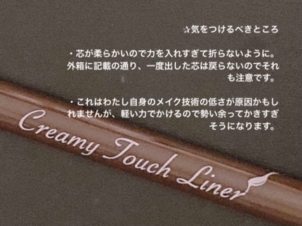 クリーミータッチライナー/キャンメイク/ジェルアイライナーを使ったクチコミ(3枚目)