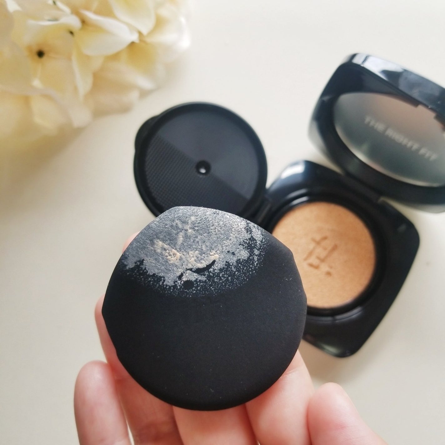 レイヤリングフィット グロークッションEX/TFIT/クッションファンデーションを使ったクチコミ(4枚目)