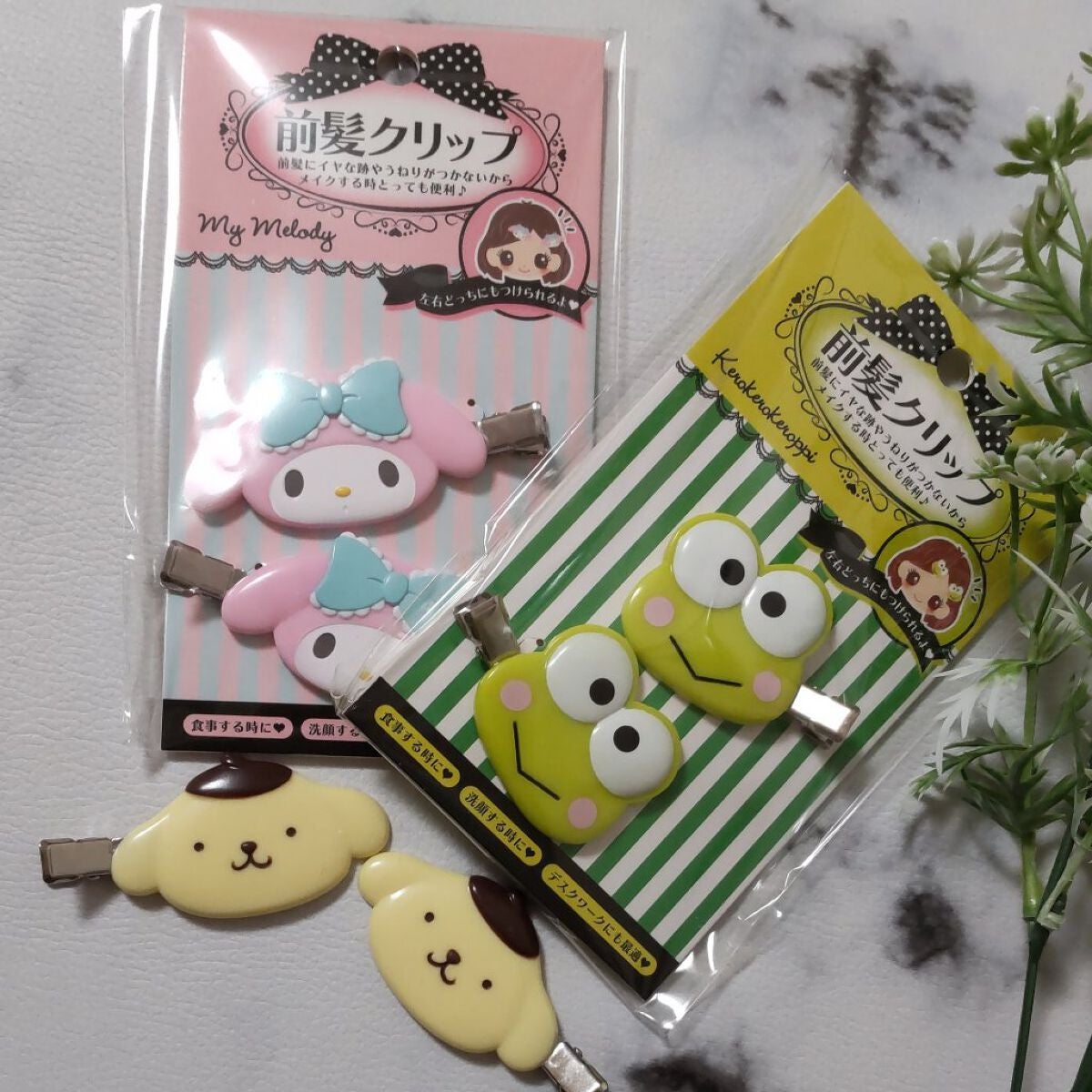 前髪クリップ/サンリオ/ヘアアクセサリーを使ったクチコミ(5枚目)