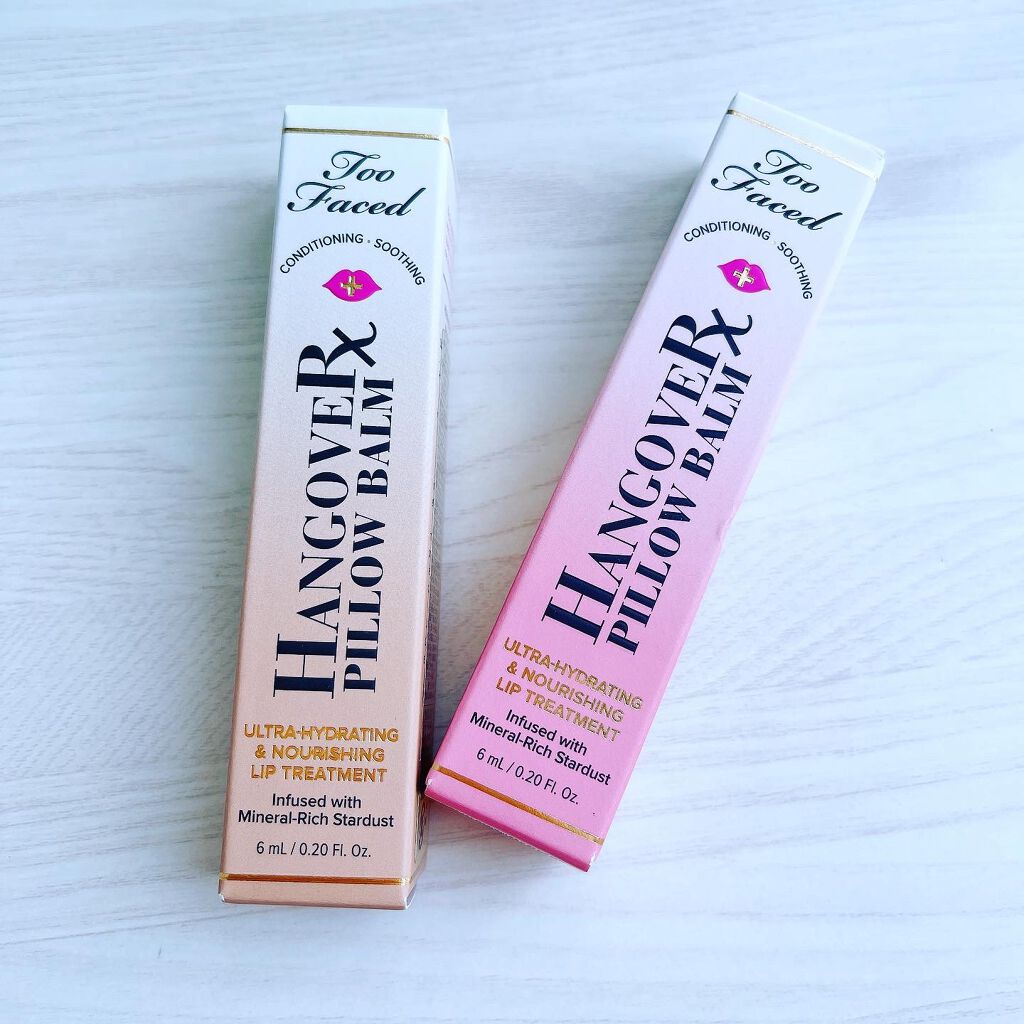 ~トゥー フェイスド ハングオーバー~ ピロー バーム リップ トリートメント/Too Faced/リップ美容液を使ったクチコミ(4枚目)