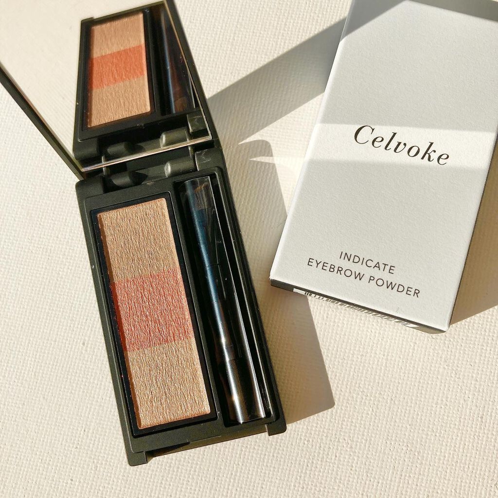 セルヴォーク インディケイトアイブロウパウダー EX02＜数量限定＞/Celvoke/パウダーアイブロウを使ったクチコミ（1枚目）