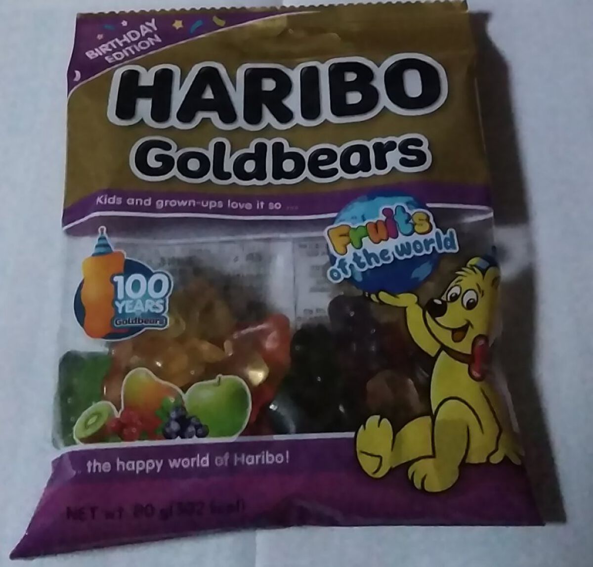 三菱食品 HARIBO　ゴールドベア　バースデーエディション