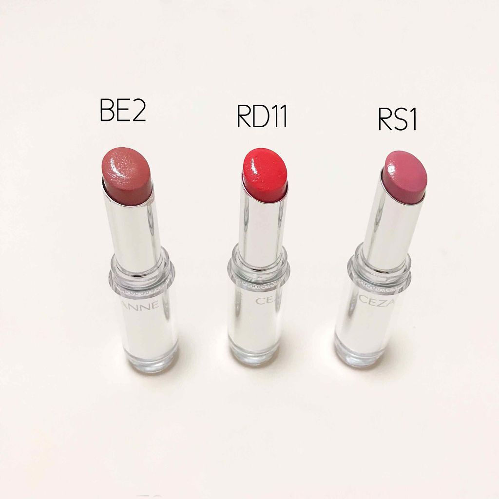 ラスティンググロスリップ/CEZANNE/口紅を使ったクチコミ（1枚目）